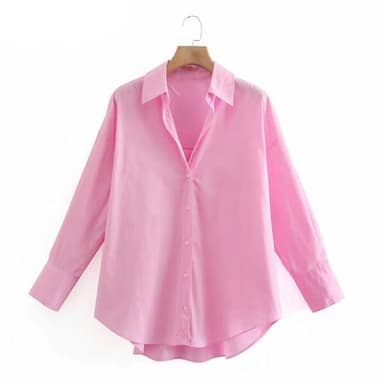 Chemises en popeline à boutonnage